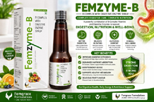  top Pharma franchise products of Femgrace Formulations Gujarat  - 	FEMZYME B SYRUP.jpeg	